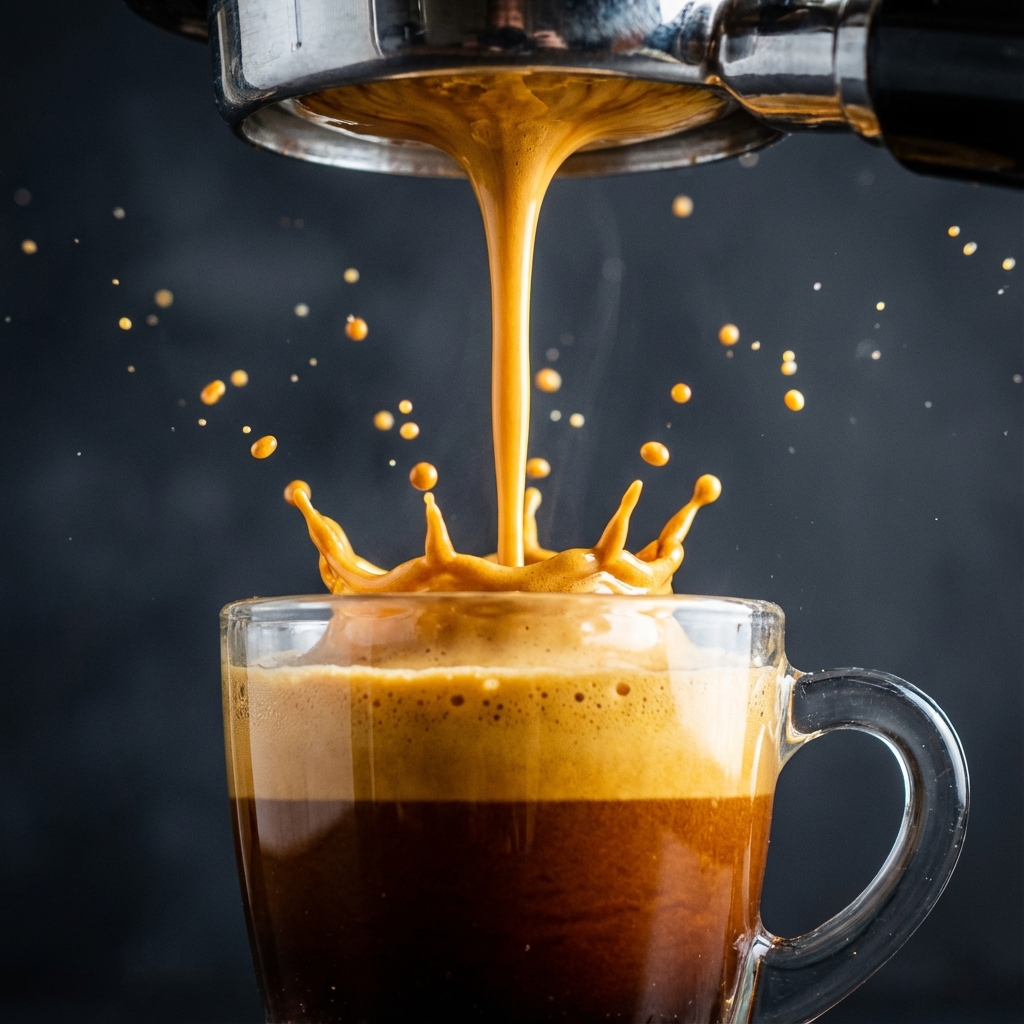 Preparación de café espresso